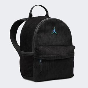 Nike Air Jordan Mini Black Corduroy Backpack Jumpman Small Bag Travel 2A0860 023